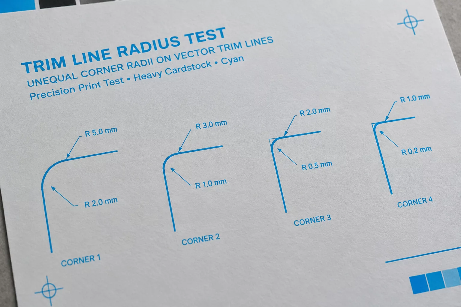 Asymmetrical Corner Radii on Trim Lines