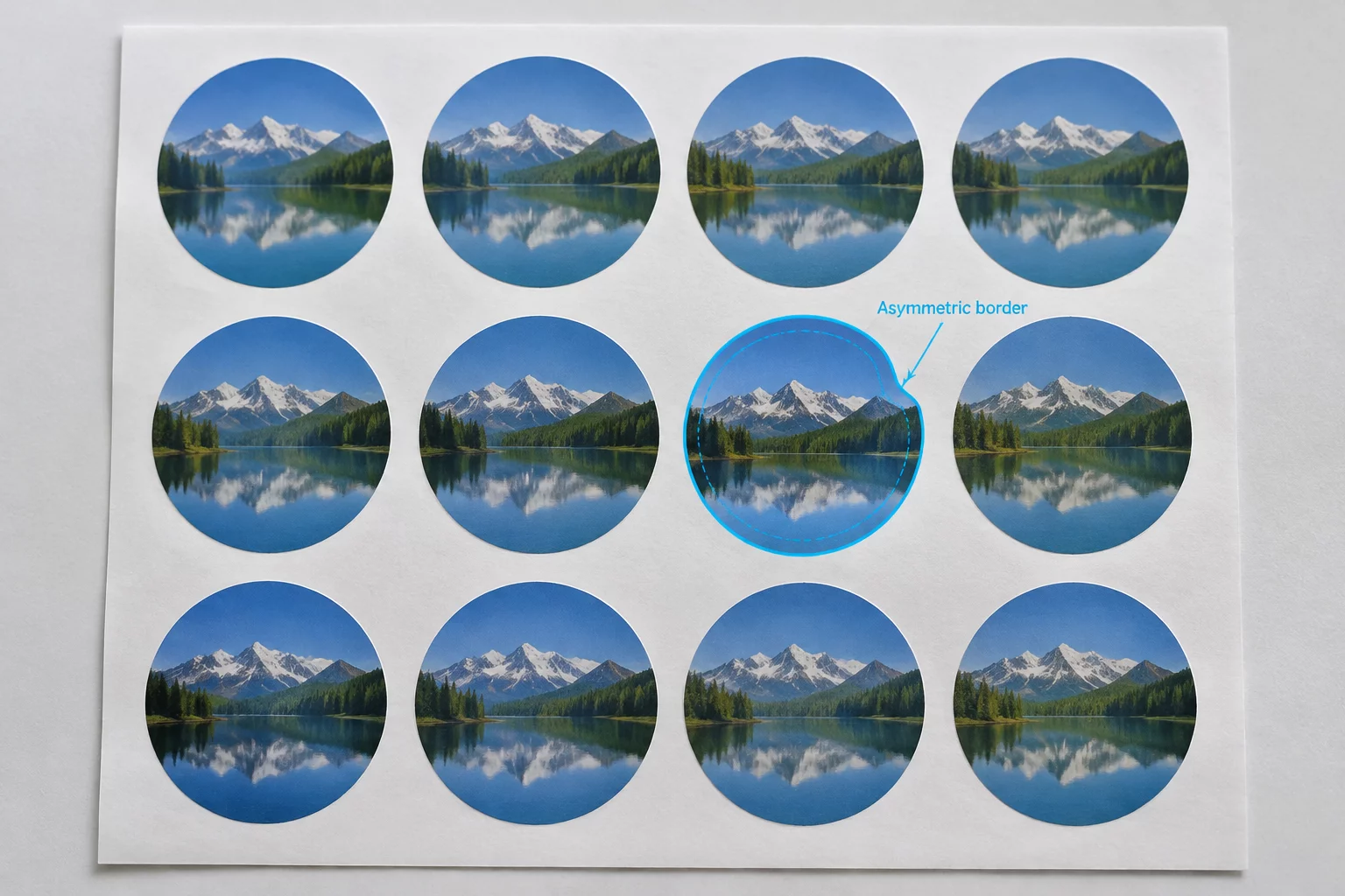 Twelve Stickers, One Inconsistent Margin